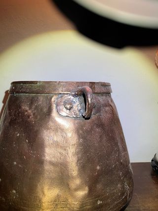 ANTIGUO CALDERO DE COBRE