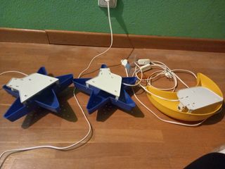 3 lámparas de pared infantil