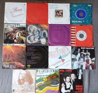 Lotto di 15 45 GIRI Artisti Italiani Modugno...