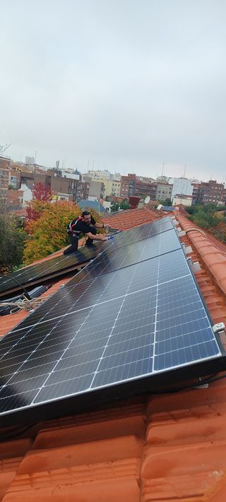 Limpieza placas solares