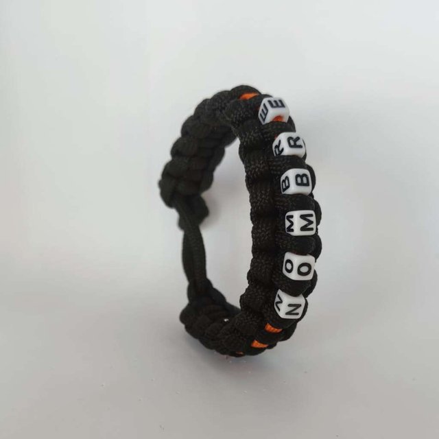 🌟Pulsera paracord cobra personalizada con nombre
