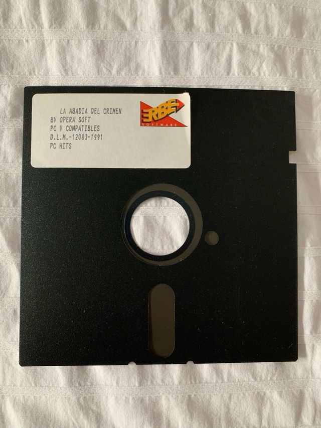 Juego La Abadia del crimen PC Disco 5 ¼