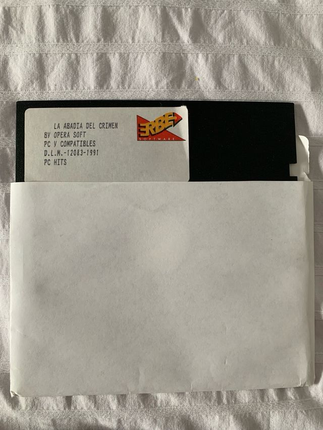 Juego La Abadia del crimen PC Disco 5 ¼