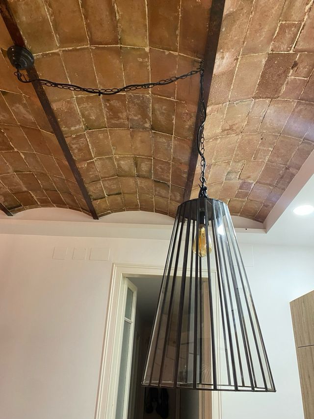 Lámparas colgantes de vidrio estilo Vintage