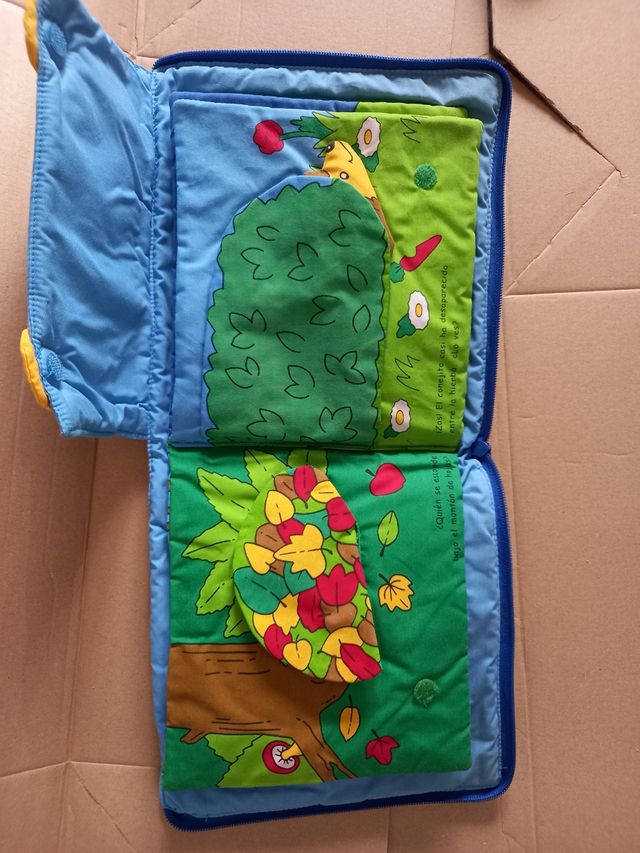 Manta, cojín y telefóno actividades