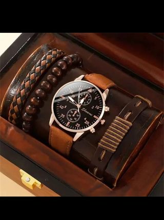 Conj. Reloj hombre ✅