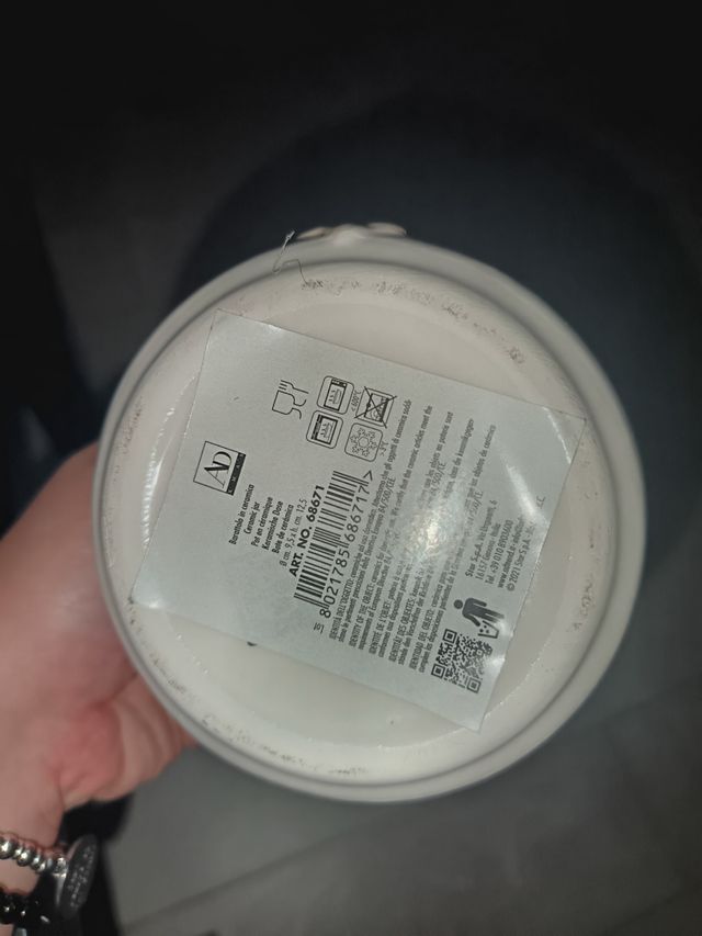 Barottolo ceramica natalizio con coperchio