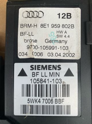 Motor elevalunas audi a4 b6