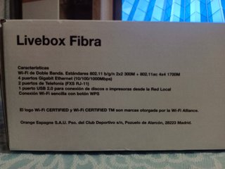 Router Livebox Fibra Orange