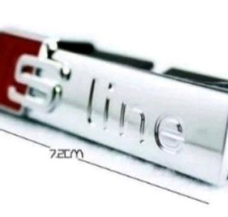 1 insignia/emblema Sline parrilla delantera,mate.