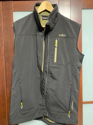 Chaleco CMP Softshell negro, Talla M