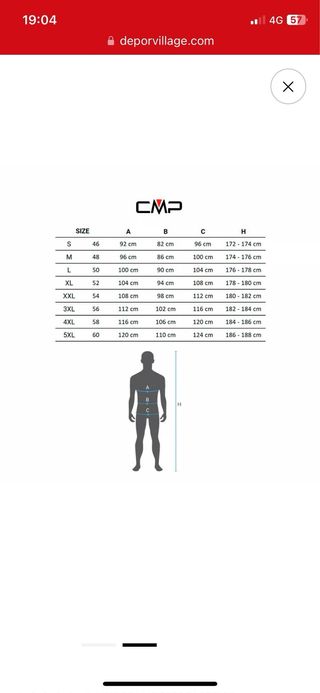 Chaleco CMP Softshell negro, Talla M