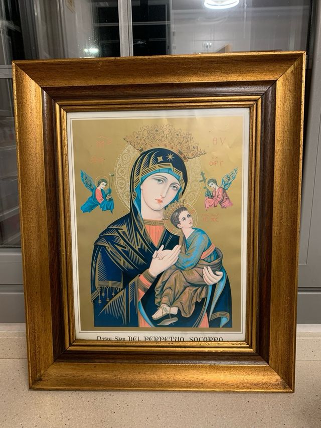 Antiguo cuadro religioso