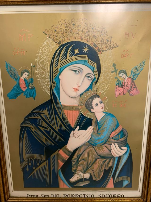 Antiguo cuadro religioso