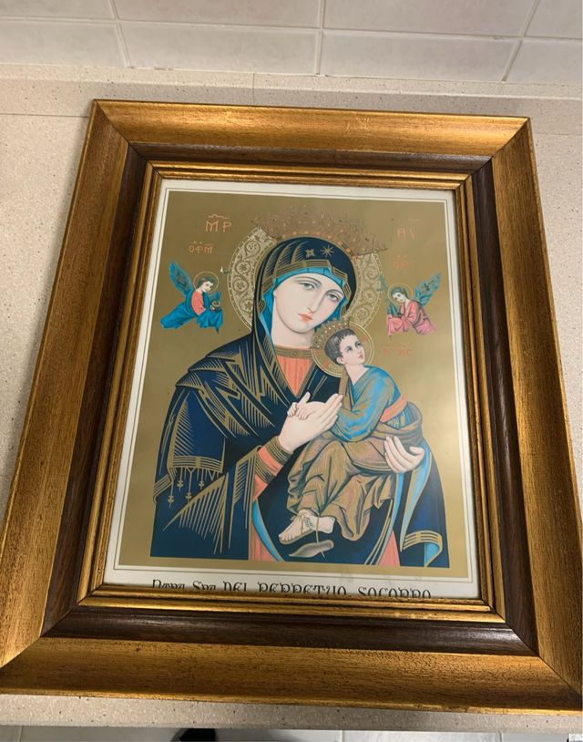 Antiguo cuadro religioso