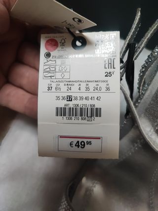 Zapatos fiesta zara sin estrenar