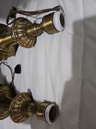 Lámparas antiguas para mesita