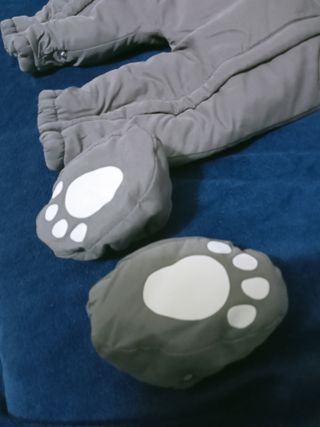 Mono buzo NUEVO invierno de Marca. 12meses+REGALO