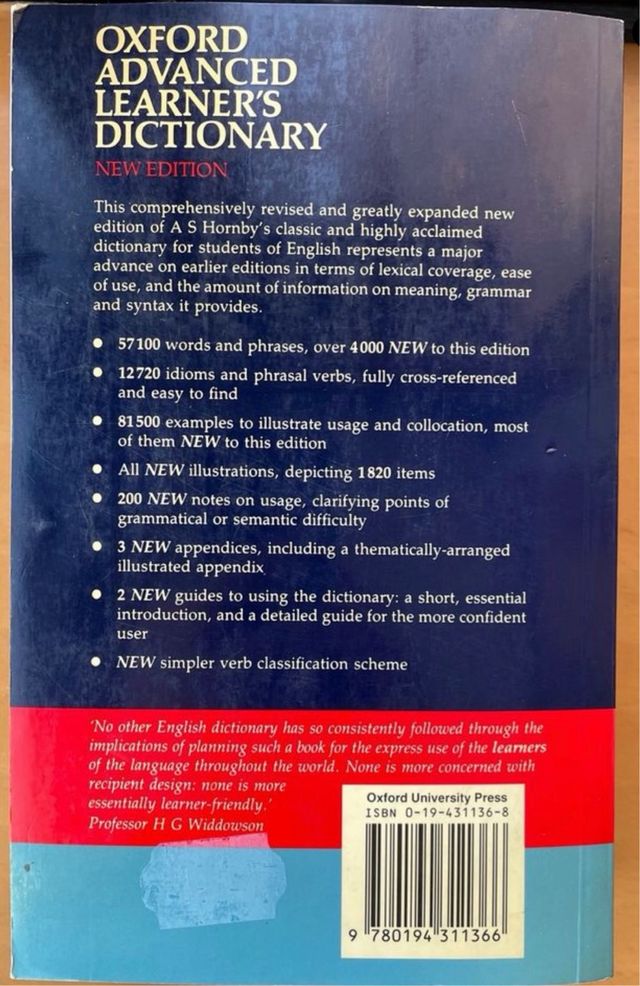OXFORD ADVANCED LEARNER´S Dictionary