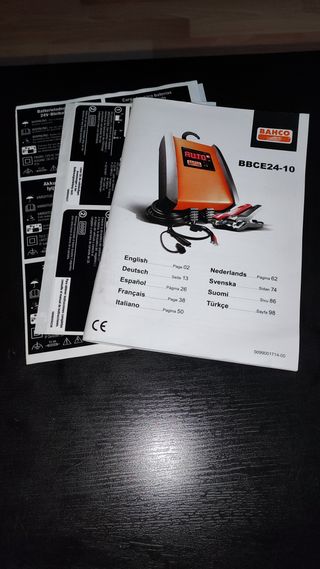 Cargador Bahco para baterias 24V