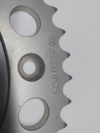 Corona aluminio ktm 40 dientes