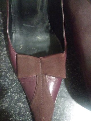 Zapatos tacon burdeos boda