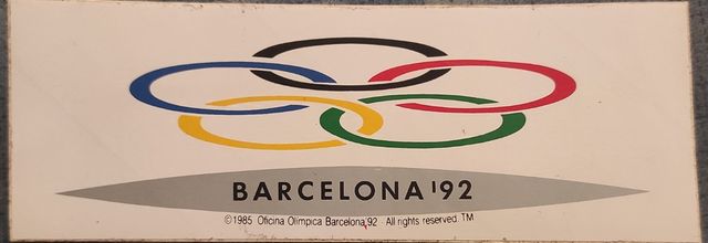 Adhesivo JJOO Barcelona'92