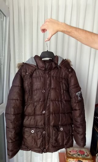 Chaquetón niño marrón 15-16