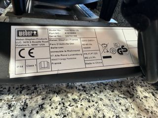 Barbacoa electrica Weber pulse 1000