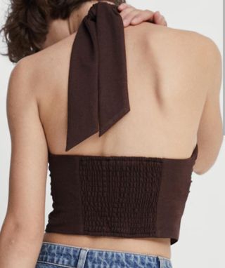 Crop top espalda descubierta