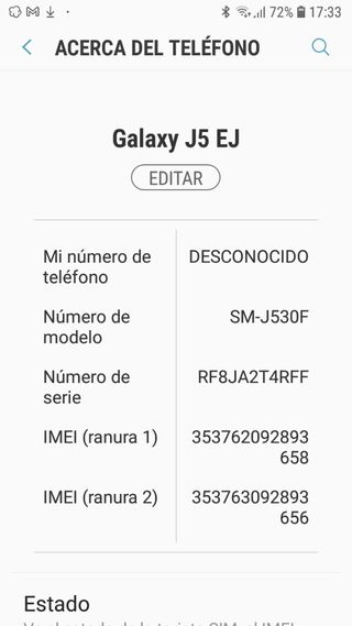 Samsung Galaxy J5 ( 2017 ) perfecto estado