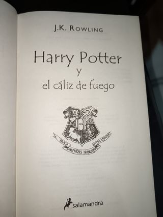 LIBRO HARRY POTTER