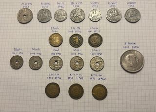 Colección 39 monedas Franco