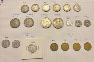 Colección 39 monedas Franco