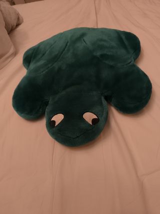 Simpático cojín infantil con forma de rana