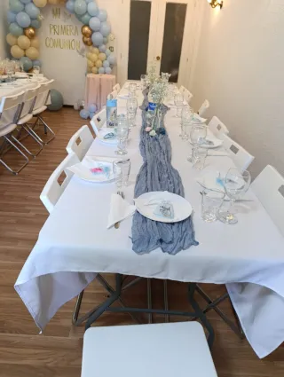 Alquiler de mesas y sillas para eventos