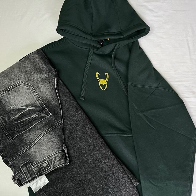 Sudadera BORDADA Loki Marvel