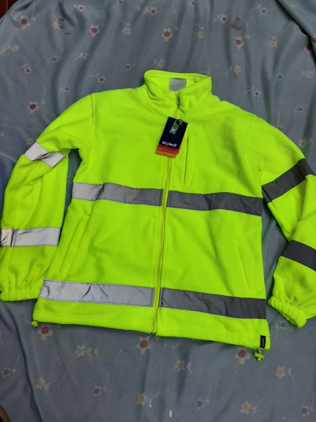 Forro polar trabajo alta visibilidad T-M