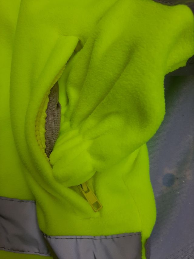 Forro polar trabajo alta visibilidad T-M