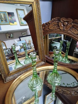  Espejo rectangular antiguo