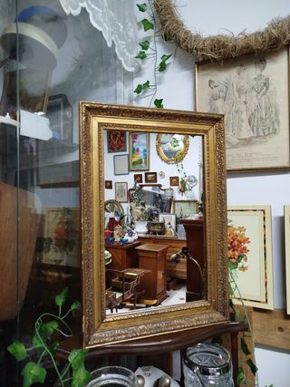  Espejo rectangular antiguo