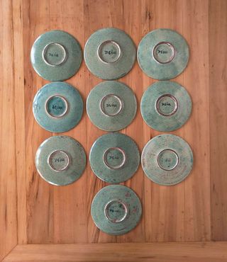 Conjunto 15 piezas cerámica de autor 1960s