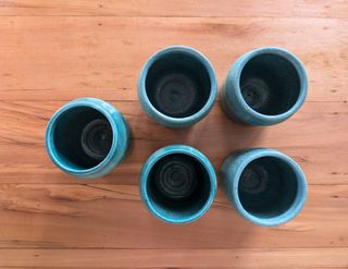 Conjunto 15 piezas cerámica de autor 1960s