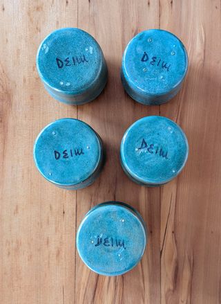 Conjunto 15 piezas cerámica de autor 1960s