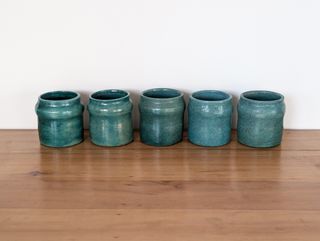 Conjunto 15 piezas cerámica de autor 1960s