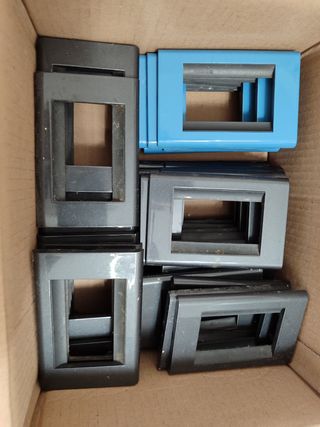 Placchette metallo BTicino living 3 posti