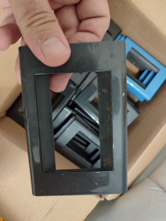 Placchette metallo BTicino living 3 posti