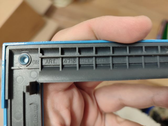 Placchette metallo BTicino living 3 posti