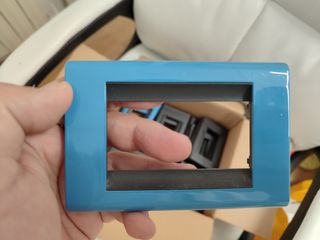 Placchette metallo BTicino living 3 posti