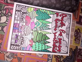 Un libro navideño de colorear para adultos: Feliz Navidad (Spanish Edition)